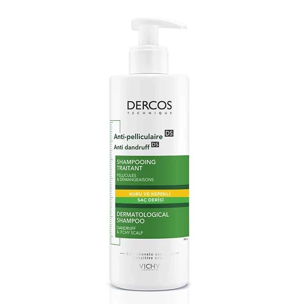 Vichy Dercos Kepek Karşıtı Şampuan Kuru Saç Derisi 390 ml