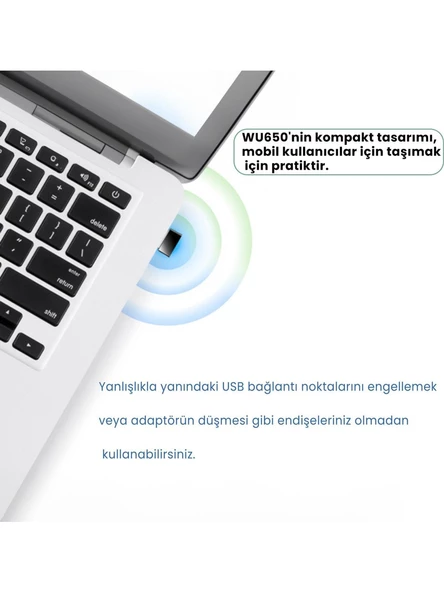 Cudy WU650 650 Mbps Kablosuz Ağ Adaptörü