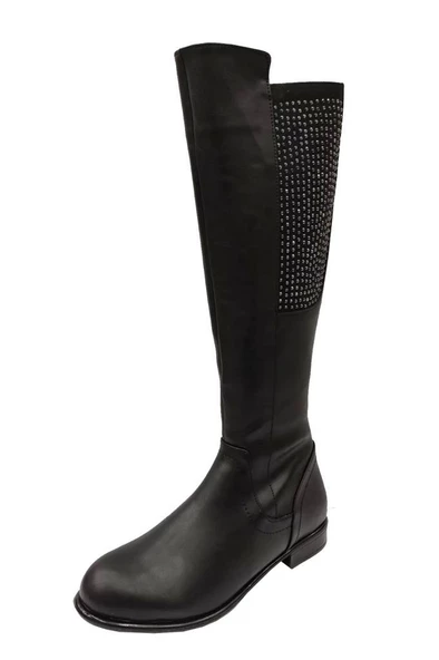 Gökdem 507 Deri Sıcak Astar Fermuarlı Kadın Çizme