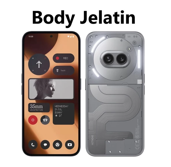 Nothing Phone 2a Plus Uyumlu MATE Parmak izi bırakmayan Ekran Koruyucu Jelatin