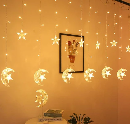 Himarry Ay Yıldız Perde Led MH-211 Dekoratif Hediyelik - 3