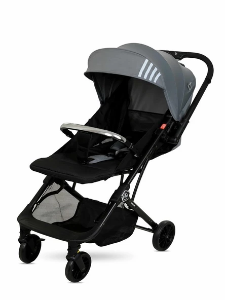 Maxi Taxi Çift Yönlü Kabin Boy Bebek Arabası Gri ( Çanta Hediyelidir) - 3