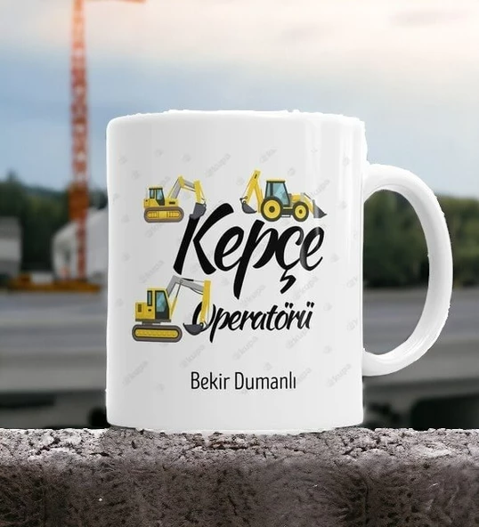 Hediyemi Kepçe Operatörü Kupa Bardak