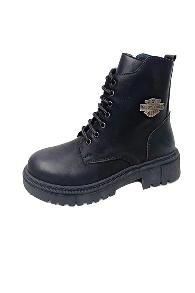 Freefour 6312 Deri Baglı Fermuarlı Postal Kadın Bot ürün görseli 1