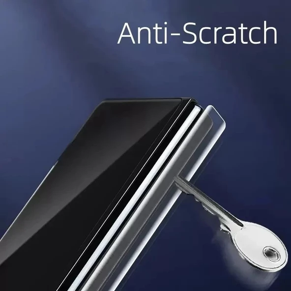 Samsung Galaxy Z Flip 6 Uyumlu Premium Çerçeve filmi  Şeffaf Ultra koruyucu Nano Jelatin - 2