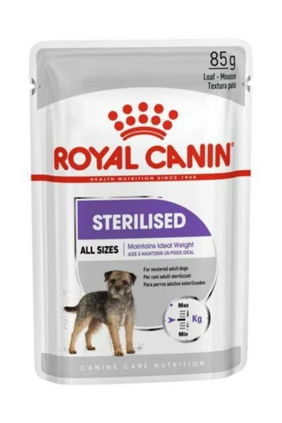 Royal Canin Sterilised Loaf Yaş Köpek Maması 85 Gr X 12 Adet