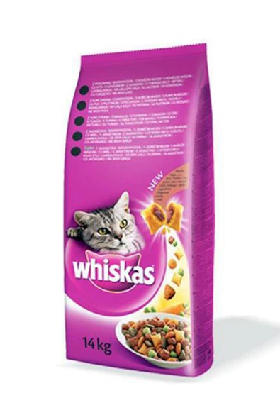 Whiskas Kuru Yetişkin Biftek & Havuç Kedi Maması 14 Kg