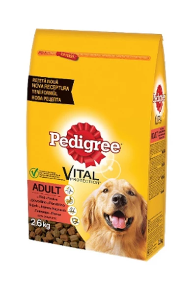 Pedigree Kuru Yetişkin Sığırlı Köpek Maması 2,6 kg