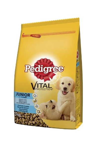 Pedigree Kümes Hayvanlı ve Pirinçli Yavru Kuru Köpek Maması 3 kg