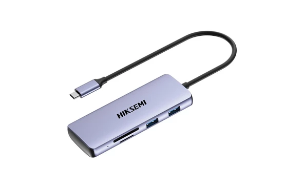 Hiksemi HS-HUB-DS8 Type-C To HDMI-USB3-USB2-SD-TF-PD Çoklayıcı