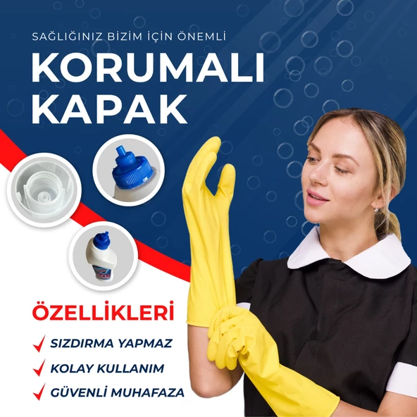 Birka WC Tuvalet ve Pisuvar Temizleyici 4 Adet x 750 ml - Güçlü Pas ve Kireç Çözücü, Tuvalet Hijyeninde Üstün Performans - 2