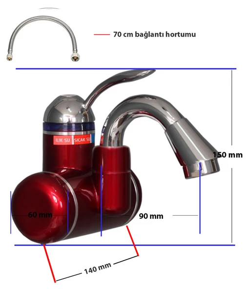 Taharet Sıcak Musluk FHR-2K - 4