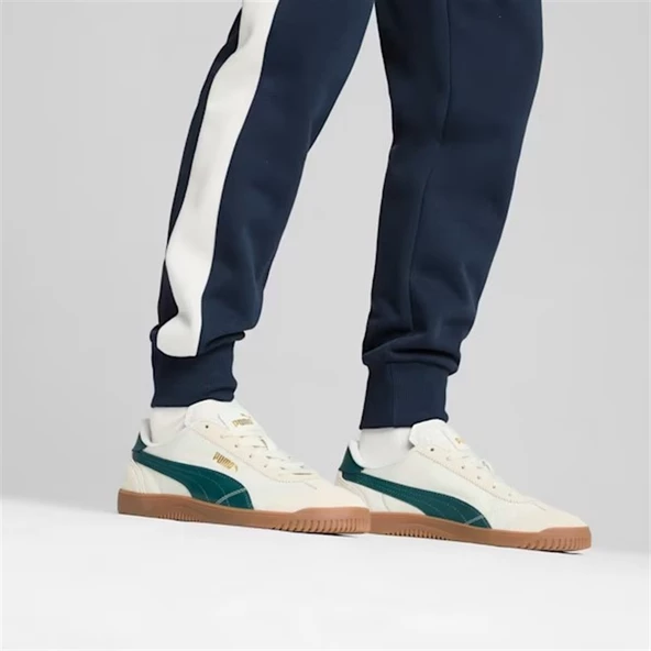 Puma Club 5v5 Lux Og Beyaz Erkek Kauçuk Taban Sneaker Spor Ayakkabı - 397450 03 - 2