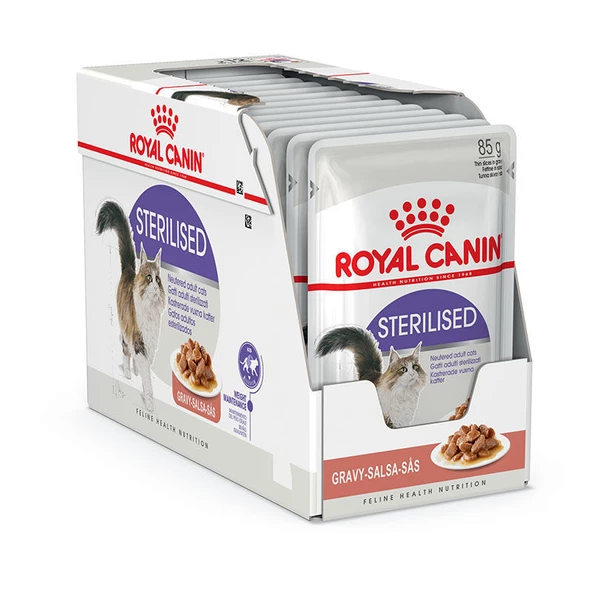 Royal Canin Pouch Yaş Mama Sterilised Gravy 12 Adet X 85 Gr