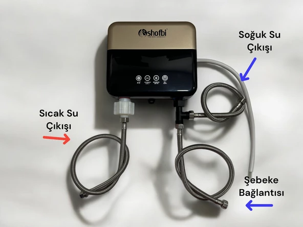Shofbi Akıllı Lavabo Şofbeni SH-4G Altın - 6
