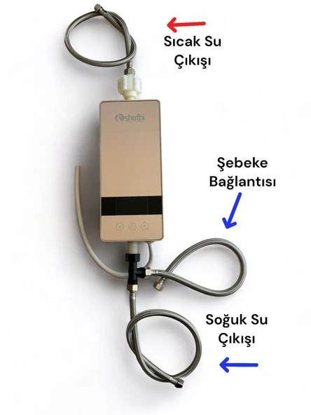 Shofbi Akıllı Lavabo Şofbeni SH-5G Altın - 4