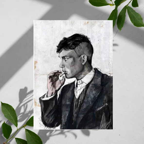 Hediyemi Peaky Blinders 18 x 27 Cm MDF Tablo (Çift Taraflı Bantlı )