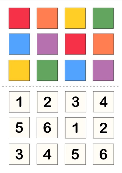 Cırt Cırtlı Çocuklar İçin Kodlamaya Giriş Seti (Renk-Sayı Kodlaması) - 4