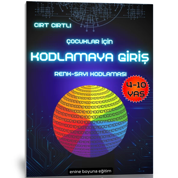 Cırt Cırtlı Çocuklar İçin Kodlamaya Giriş Seti (Renk-Sayı Kodlaması)