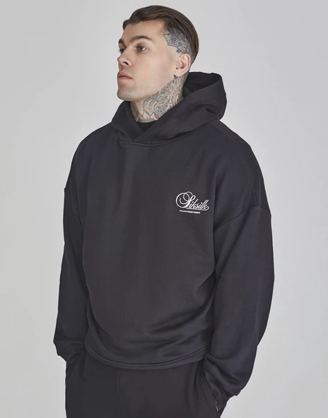 SikSilk Graphic Hoodie Smoked Erkek Sweatshirt