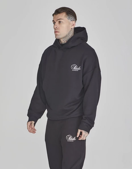 SikSilk Graphic Hoodie Smoked Erkek Sweatshirt - 3