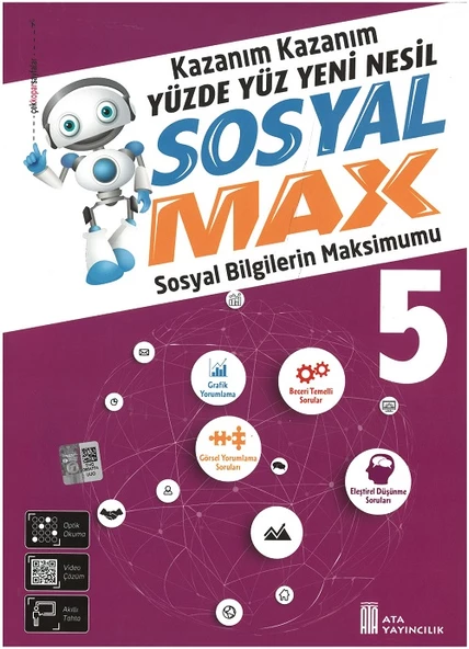 Ata 5.Sınıf Türkçe-Matematik-Fen Bilimleri-Sosyal Bilgiler Max Seti+Rotring Kalem Seti Hediyeli - Resim 2