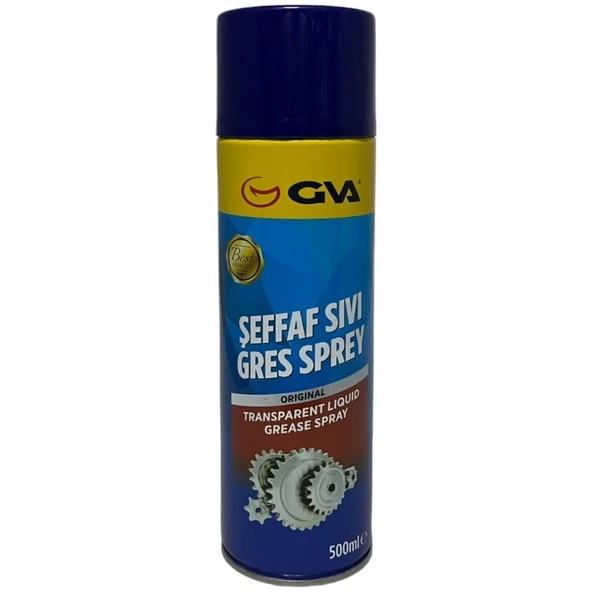 GVA Şeffaf Sıvı Gres Sprey 500 ML