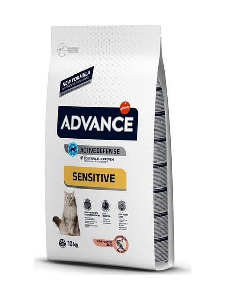 Advance Sensitive Somonlu Yetişkin Kedi Maması 10 kg