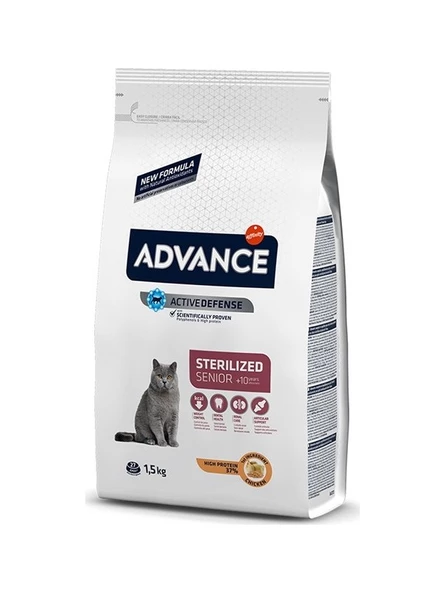 Advance Sterilized Kısırlaştırılmış Yaşlı Kedi Maması 1.5 Kg