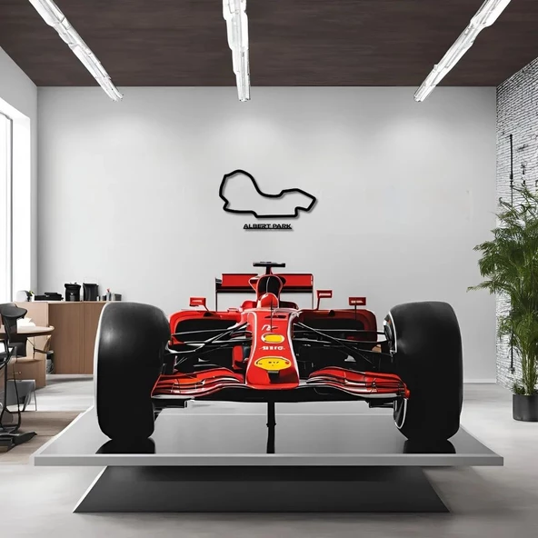 Özel Tasarım Metal Tablolar Avustralya Grand Prix Metal Duvar Tablosu Formula 1 - Resim 3