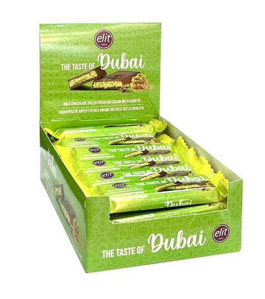 Elit Dubai Çikolatası 30 GR 24 Adet - 1