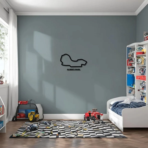 Özel Tasarım Metal Tablolar Avustralya Grand Prix Metal Duvar Tablosu Formula 1 - Resim 2