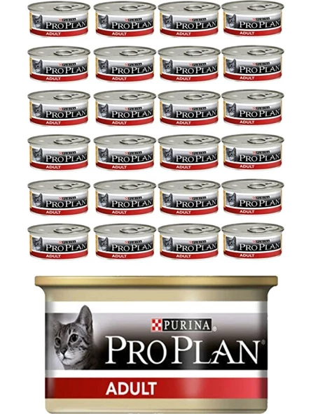 Proplan Adult Tavuk Etli Yetişkin Yaş Kedi Maması 85 gr x 24