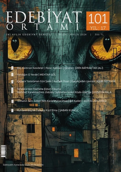 Edebiyat Ortamı Dergi 101.Sayı Kasım-Aralık 2024 ürün görseli 1