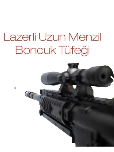 LAZERLİ DÜRBÜNLÜ BONCUK ATAN SNİPER + BONCUK HEDİYELİ - 4