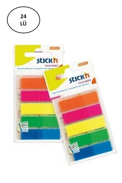 Gıpta Hopax 45 x12 5 Neon Renk Stickn Index Not Kağıdı - 2