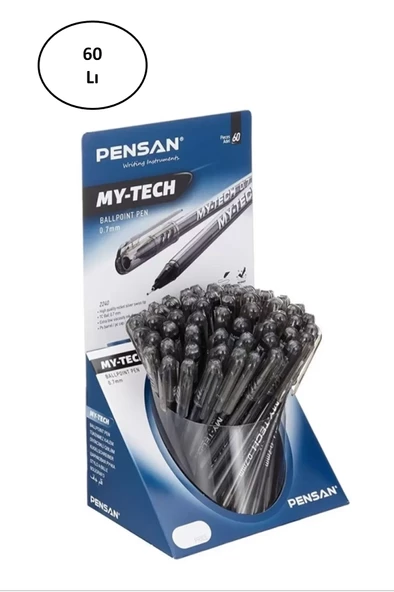 Pensan My Tech 1 Mm Tükenmez Kalem 60 lı 2250