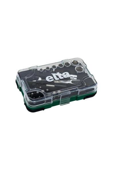 ELTA 1/4"ALTIKÖŞE CIRCIRLI LOKMA ANH.VE BİTS SET 23PARÇA - 2