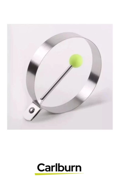 Yeni Seri Yanmaz Yapışmaz Pratik Görsel Şık Sunum Metal Yuvarlak Omlet Krep Kalıbı - 2