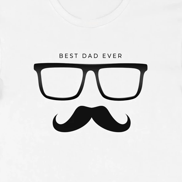 Babalar Günü Baskılı T-shirt - Beyaz - 2
