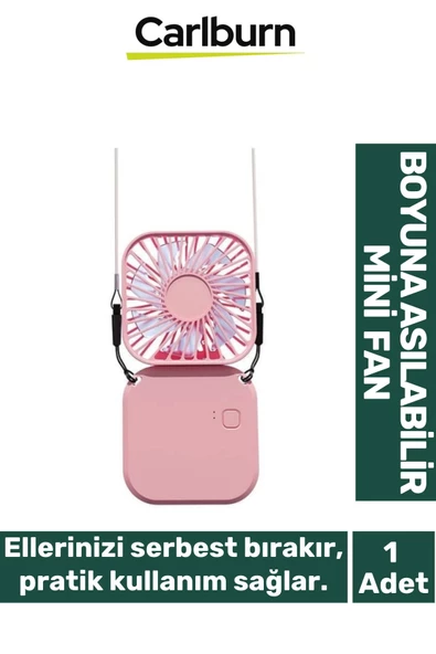 Özel Taşınabilir Şarjlı Güçlü Yüksek Kaliteli Sessiz Hava Soğutucu Üflemeli Mini Boyun Vantilatör