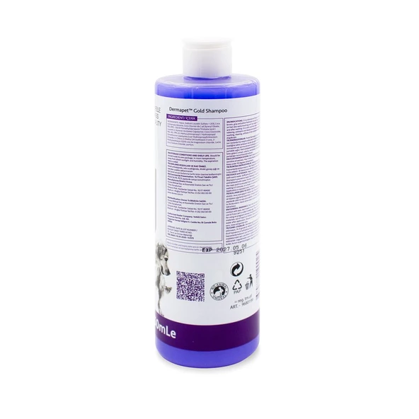 PURELE DERMATOLOJİK ETKİLİ 3İN1 PET ŞAMPUANI 450ML