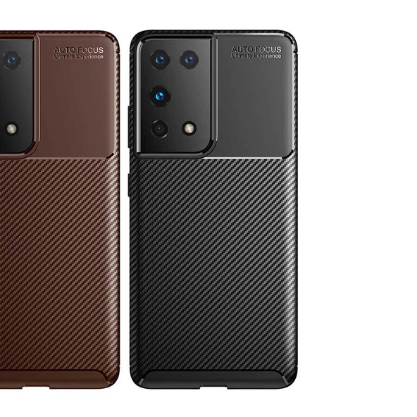 Samsung Galaxy S21 Ultra Kılıf Negro Silikon Kapak - Resim 3