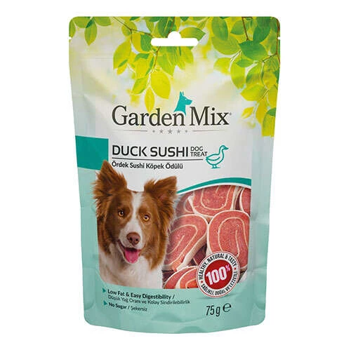 GARDEN MIX ÖRDEKLİ SUSHİ KÖPEK ÖDÜLÜ 75 GRAM