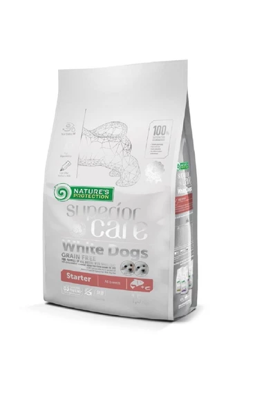 N.Protection White Dogs Tahılsız Somunlu Yavru Köpek Maması 12 KG