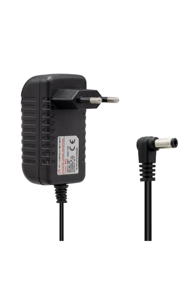 12 Volt - 1.5 Amper 5.5*2.5 Mm Uçlu Plastik Kasa Priz Tipi Adaptör