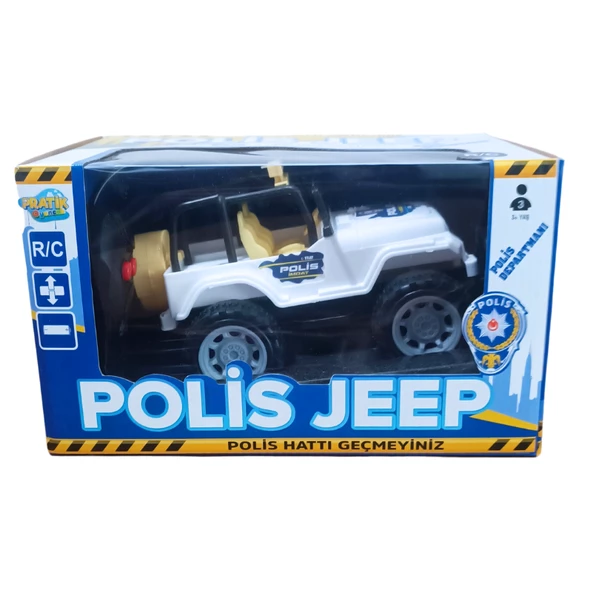 Uzaktan Kumandalı 2 Fonksiyonlu Polis Jeep DMN2027P - 6