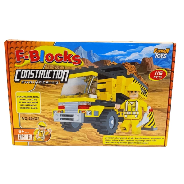 F-Blocks İnşaat Serisi Lego 115 Parça FR37982 - 2