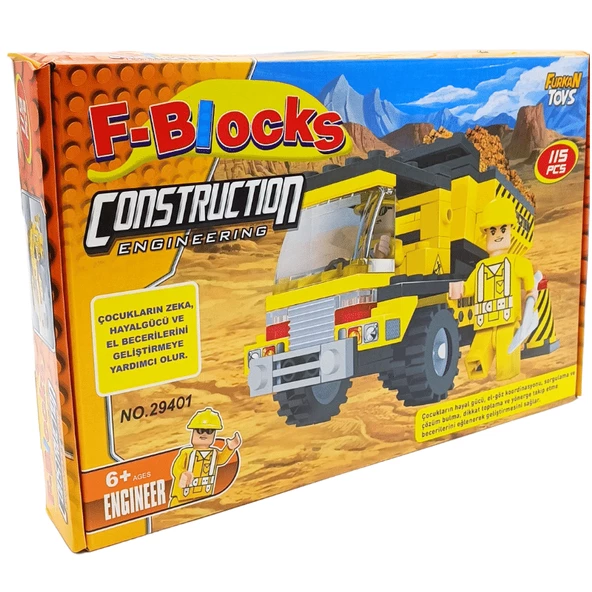 F-Blocks İnşaat Serisi Lego 115 Parça FR37982