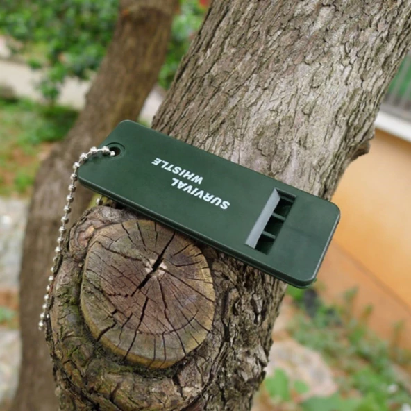 Kamp Outdoor Yaşam Yüksek Sesli Acil Durum Survival Plastik Düdük - 3